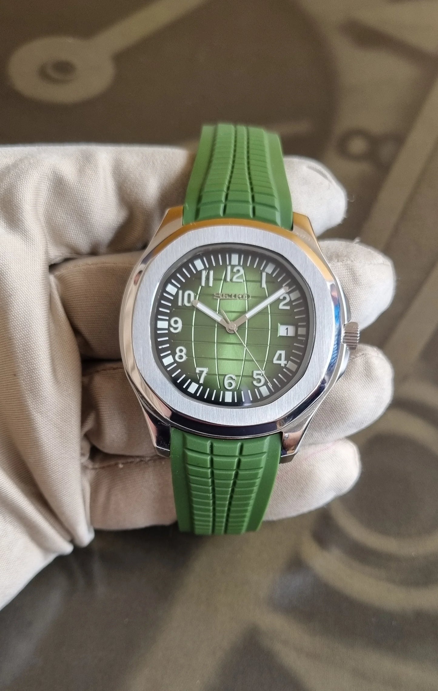 Green Aquanaut Watch Mod