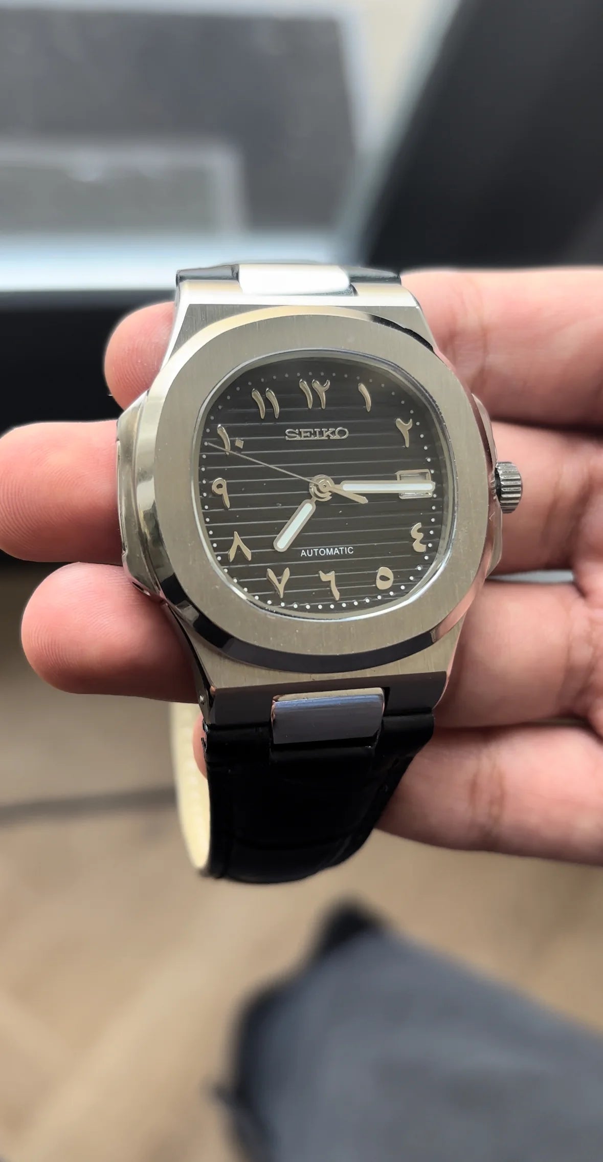 Arabic Nautilus Seiko Mod