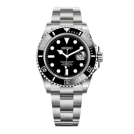 Black Submariner Seiko Mod